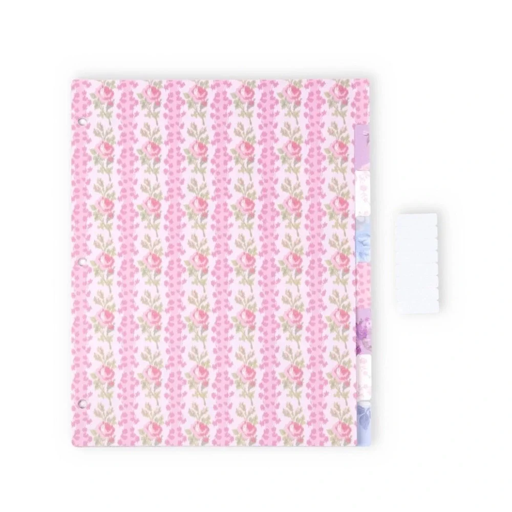 Love Shack Fancy Binder Dividers 8 Tabs Coquette School Target Yoobi Floral NEW